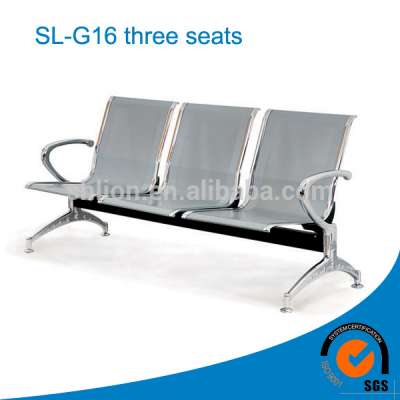 waiting room stainless steel seating bench for sale